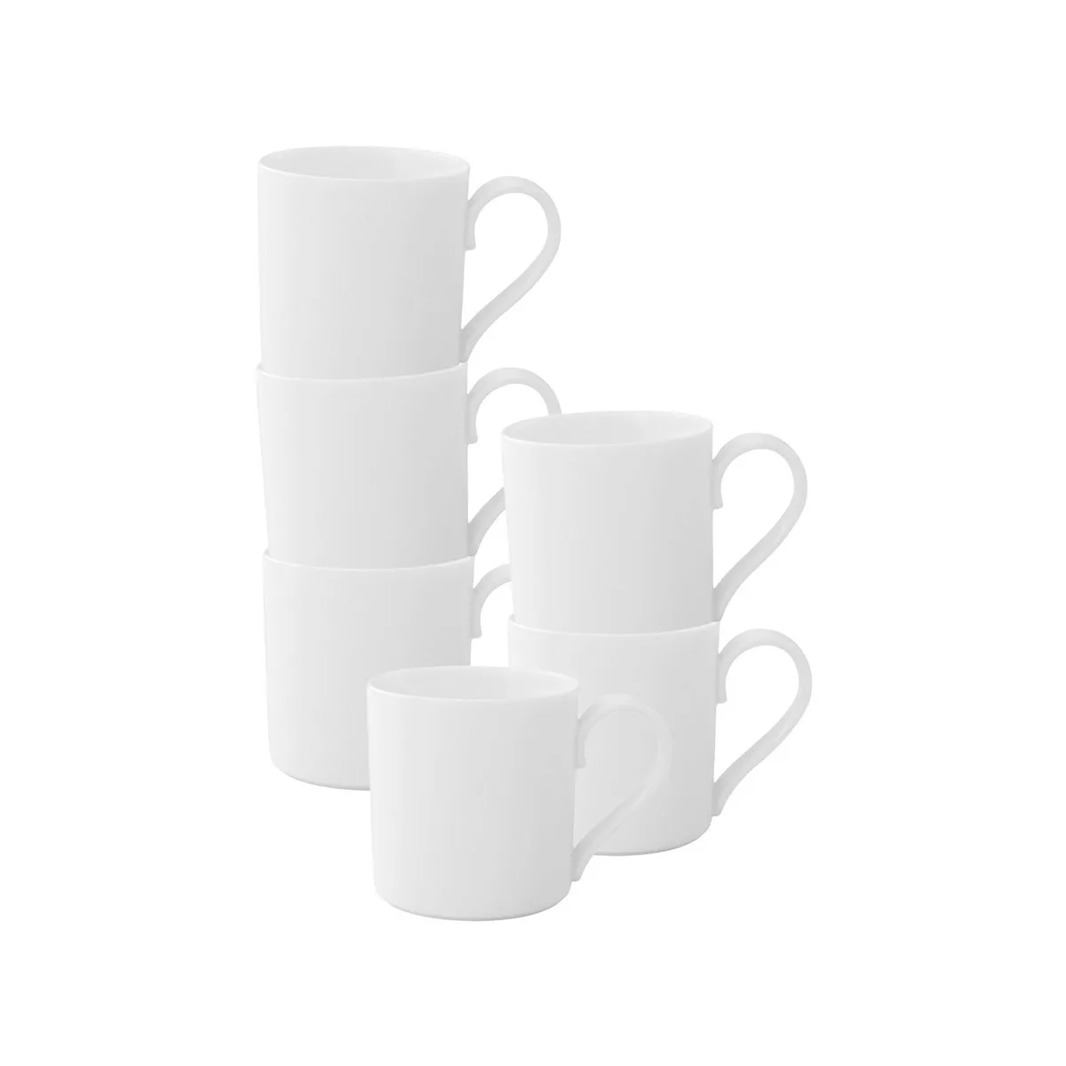 Espressotassen Modern Grace 60 ml Set van 6 by Villeroy & Boch in Wit-gekleurd – product photo