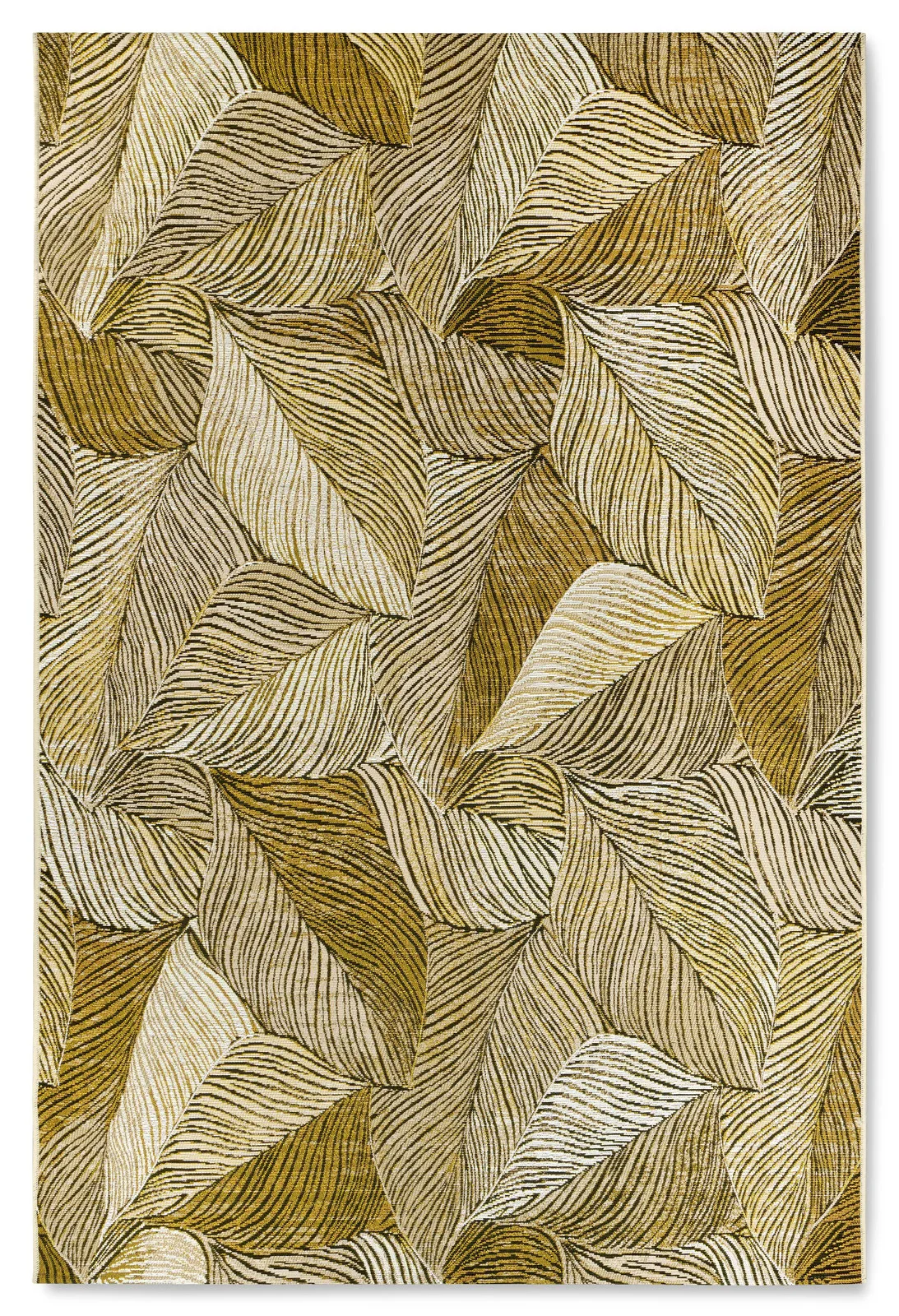 Eugene binnen- en buitentapijt, goud zwart, abstract modern, B/D: 120 x 180 cm von Villeroy & Boch – Produktfoto
