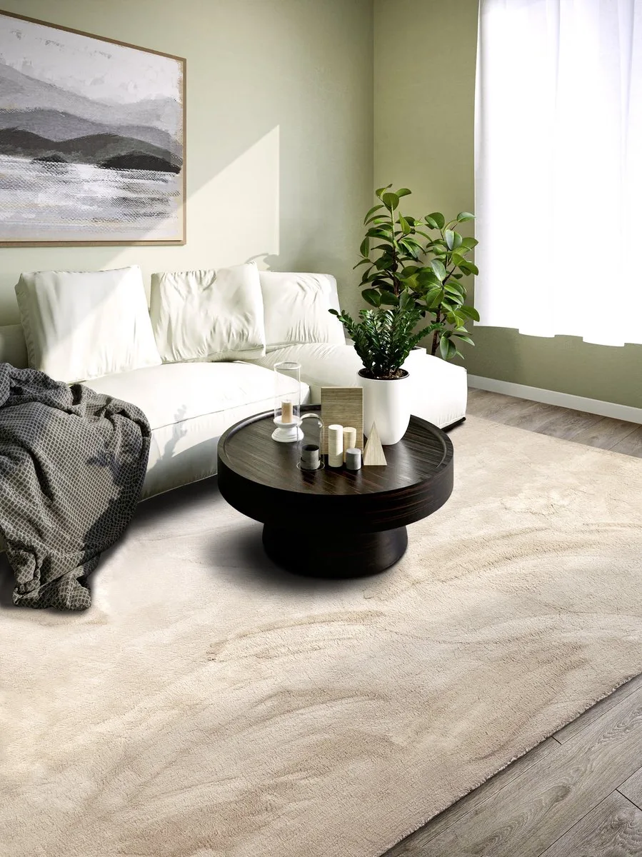 Flycarpets Villeroy & Boch - Hoogpolig vloerkleed Leon - 80 x 150 cm de Villeroy & Boch en Crème – photo du produit