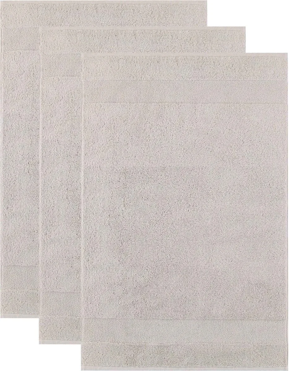 Gastendoekje Gästetuch One Een maat, 30x50 Set van 3 från Villeroy & Boch i Ljusgrå – produktbild