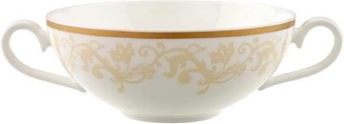 Ivoire - Soepkop los 0,40l von Villeroy & Boch in Weiß, Gold – Produktfoto