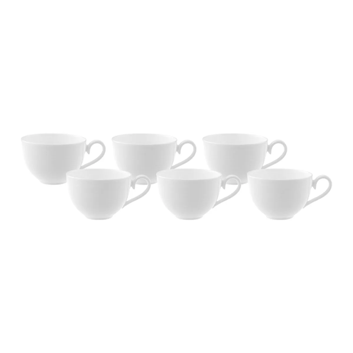 Kaffee- Obertasse Royal 200 ml Set van 6 de Villeroy & Boch en Wit-gekleurd – photo du produit