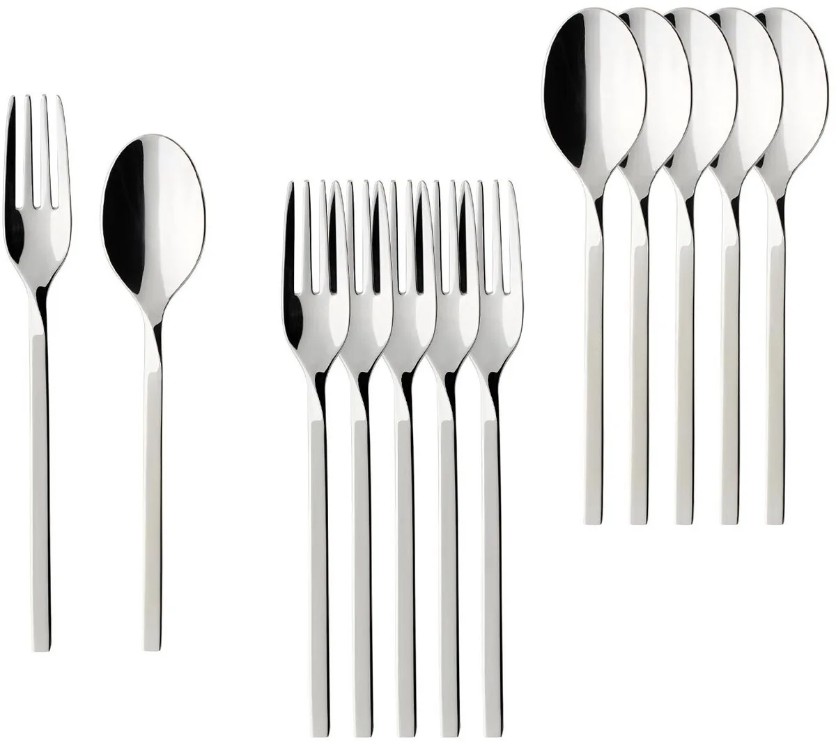 Kaffeebesteck Bundle NewWave Set van 12 von Villeroy & Boch in Roestvrij staal – Produktfoto