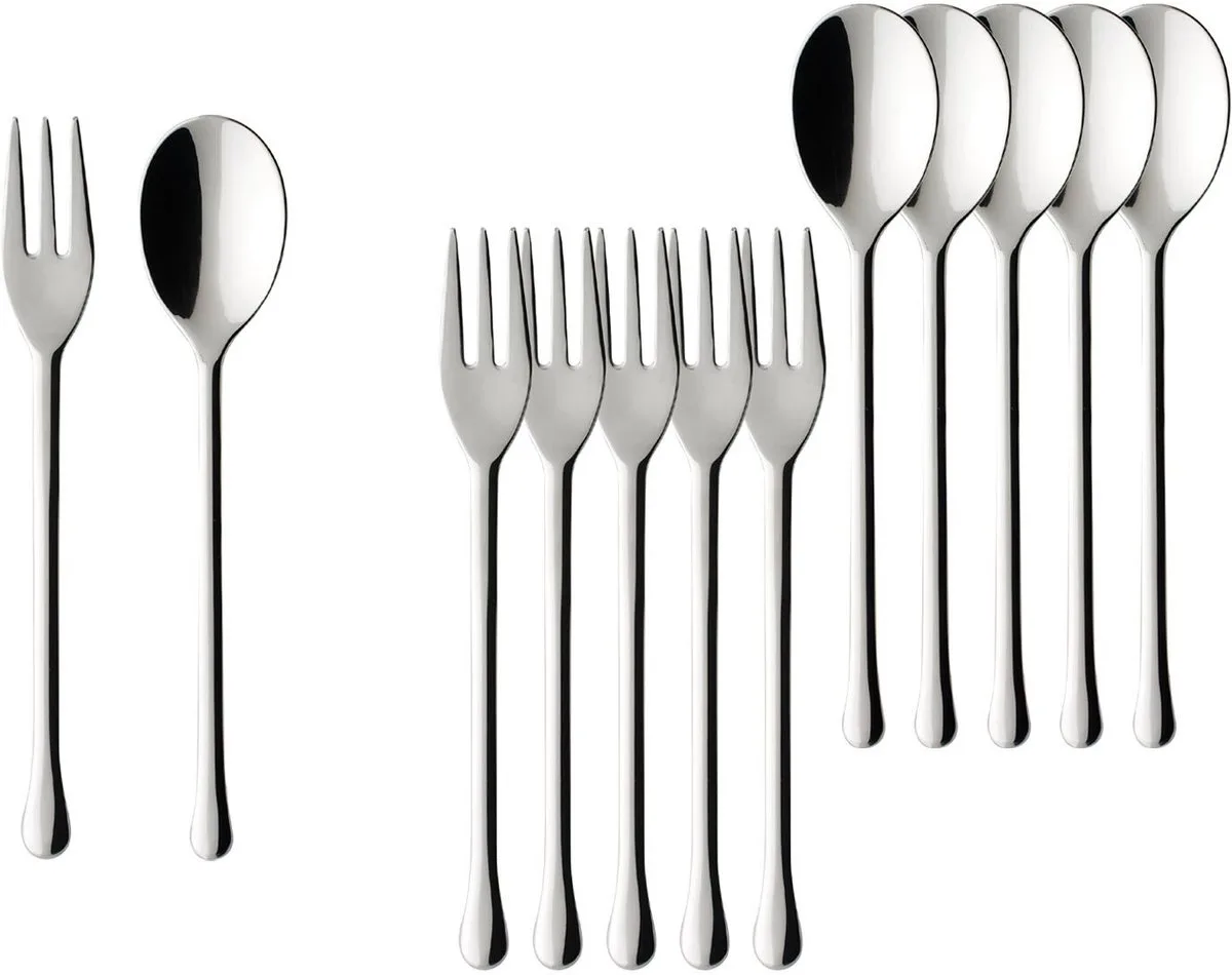 Kaffeebesteck Bundle Udine Set van 12 de Villeroy & Boch en Roestvrij staal – photo du produit