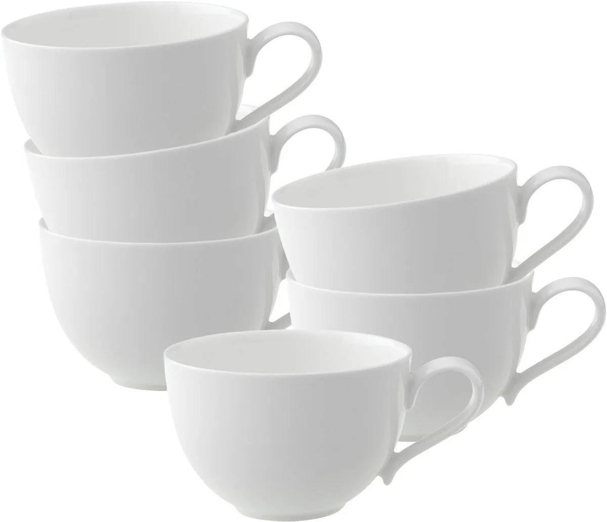 Kaffeetassen New Cottage Basic 150 ml Set van 6 by Villeroy & Boch in Wit-gekleurd – product photo