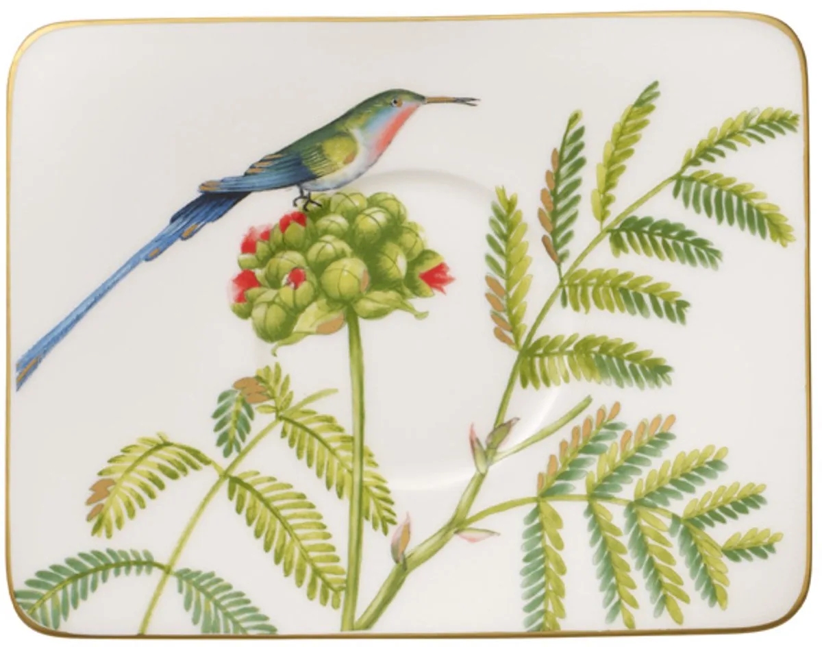Kaffeeuntertasse Amazonia 17 x 14 cm van Villeroy & Boch in Groen, Wit, Geel – productfoto
