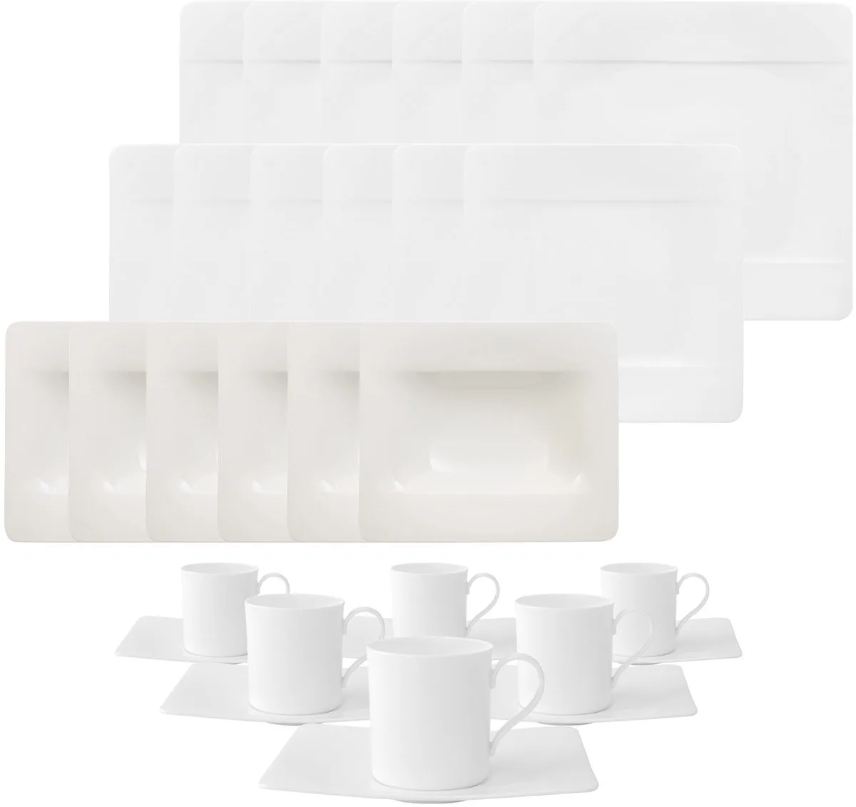Kombiservice Modern Grace Set van 30 von Villeroy & Boch in Wit-gekleurd – Produktfoto