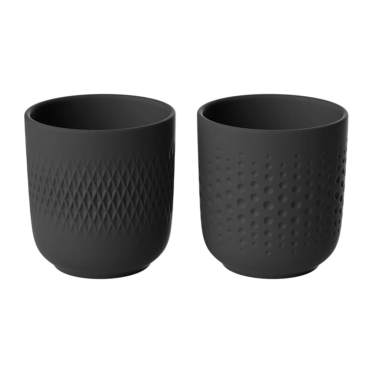 Manufacture Collier Tasse 2er-Pack Schwarz von Villeroy & Boch – Produktfoto