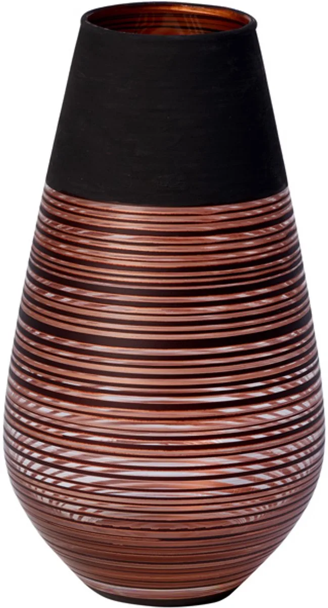 Manufacture Swirl - Vaas Soliflor groot 10cm von Villeroy & Boch in Braun, Schwarz – Produktfoto