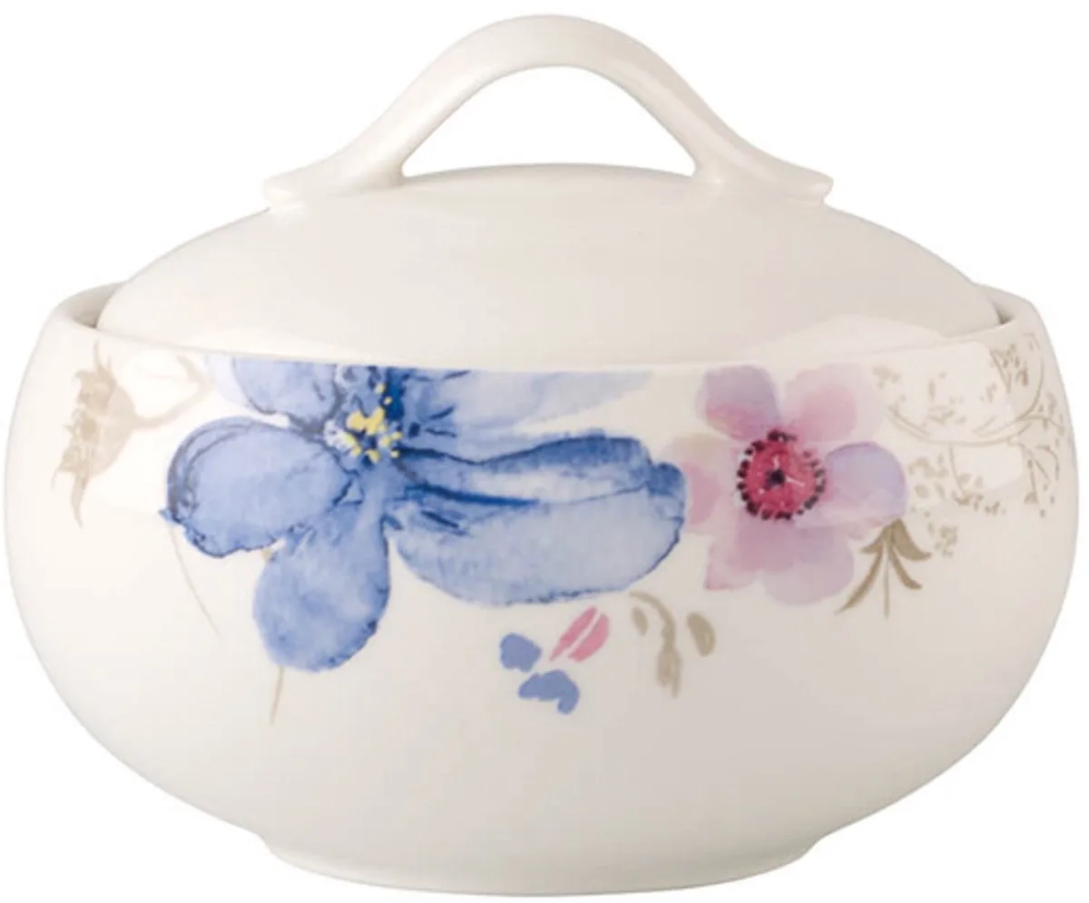 Mariefleur Gris Suikerpot by Villeroy & Boch in White, Multicolour – product photo