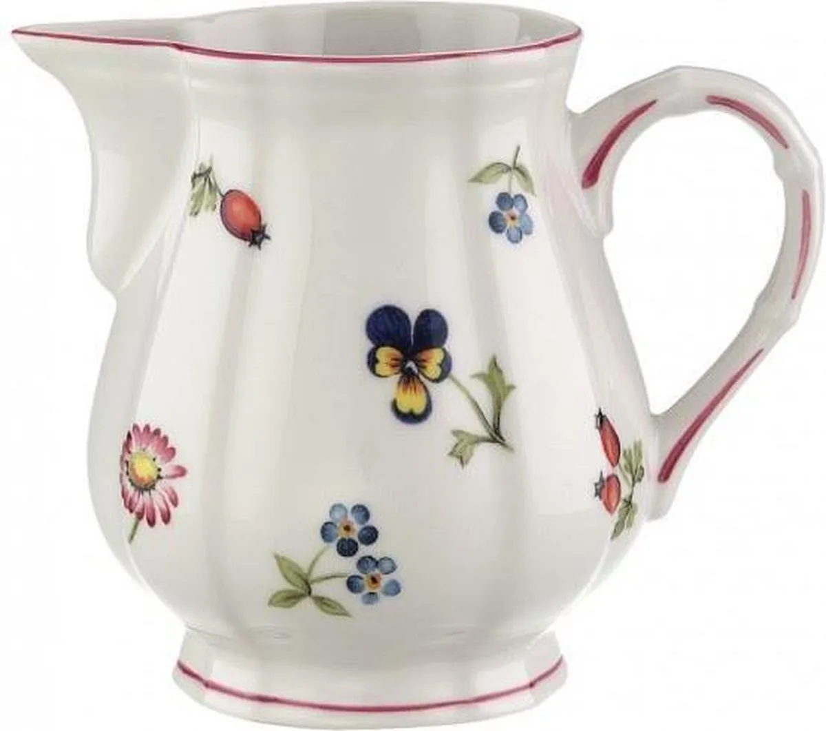 Melkkannetje 0,25l de Villeroy & Boch en Blanc, Rose, Multicolore – photo du produit