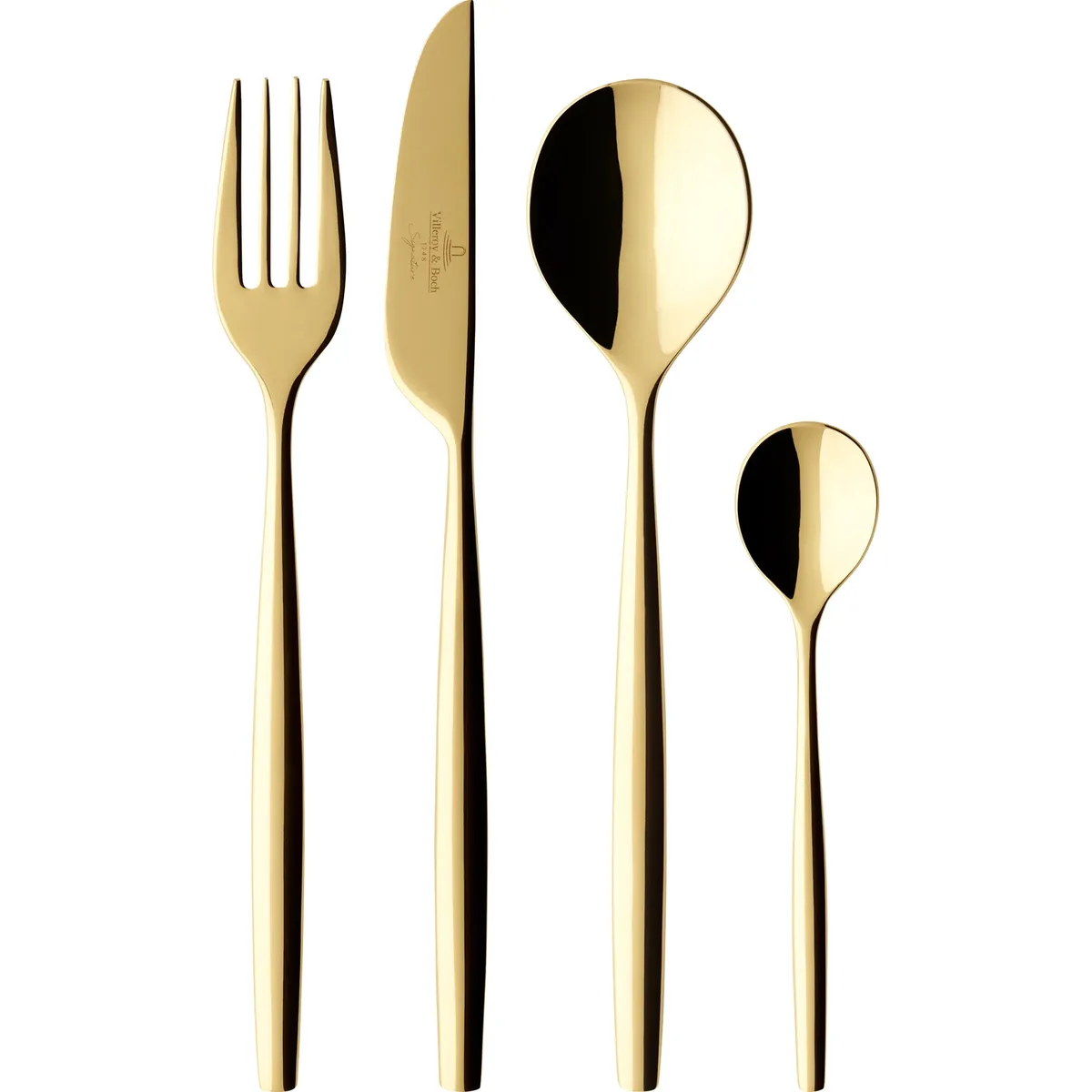 Metro Chic d'Or Besteckset 24 Teile Gold van Villeroy & Boch – productfoto
