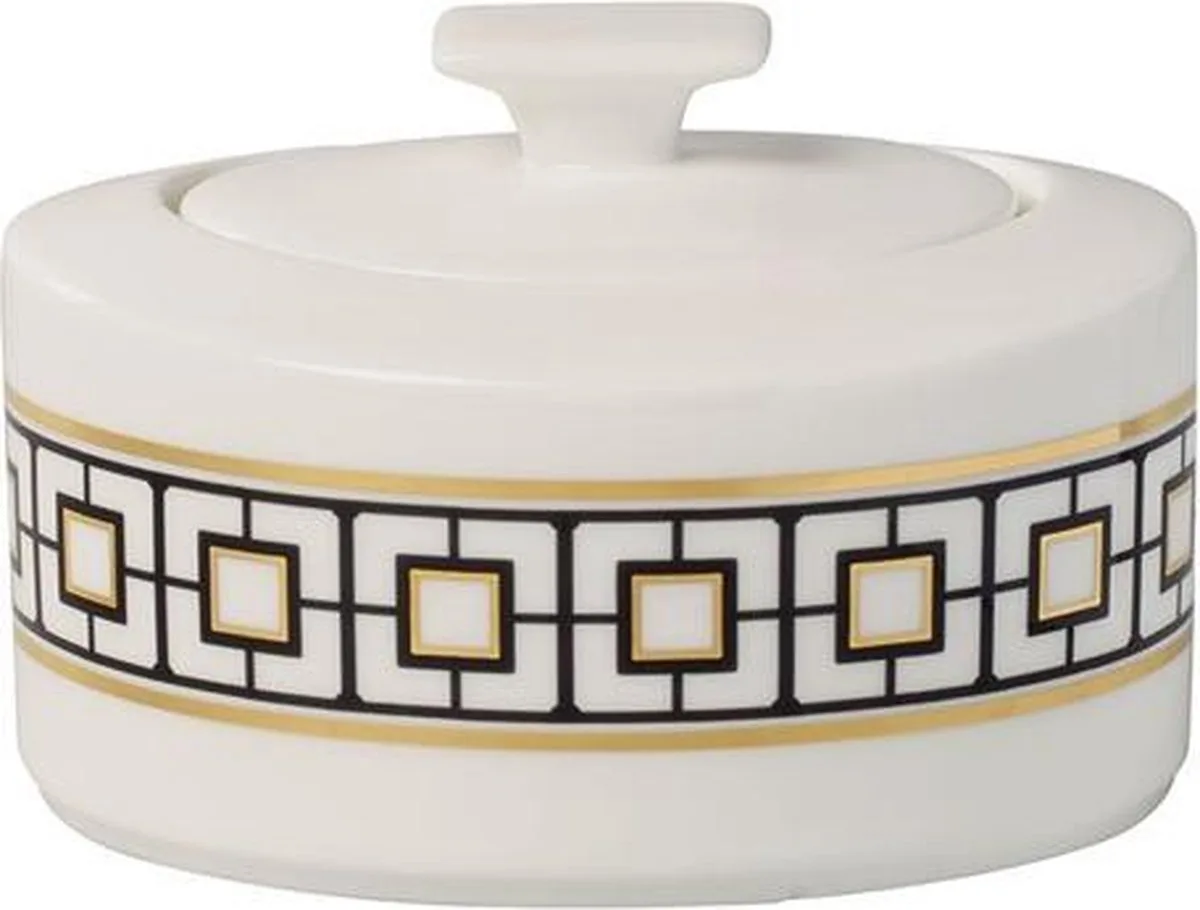 MetroChic - Suikerpot 0,33l van Villeroy & Boch in Goud, Zwart – productfoto