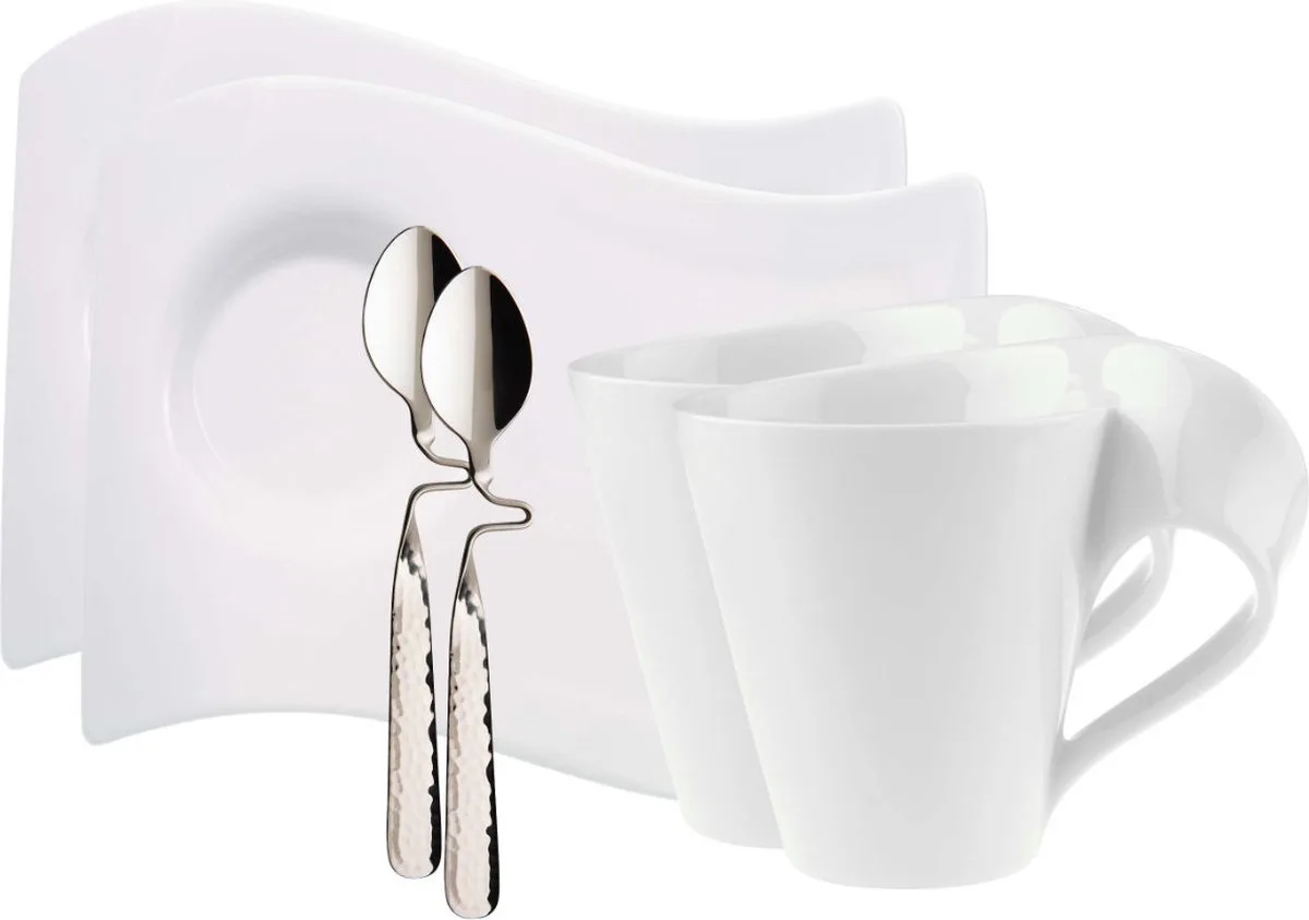 New Wave Caffè Cappuccinoset 6-delig de Villeroy & Boch en Blanc – photo du produit