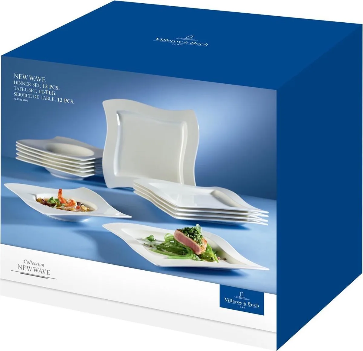NewWave Tafelservies - 12 delig fra Villeroy & Boch i Wit-gekleurd – produktbillede