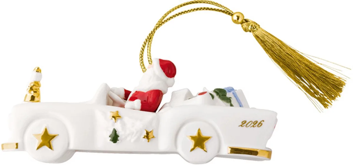 Ornament Cadillac 2026 Christmas Classics 5,3 x 11,7 x 4,8 cm by Villeroy & Boch in Wit-goud – product photo