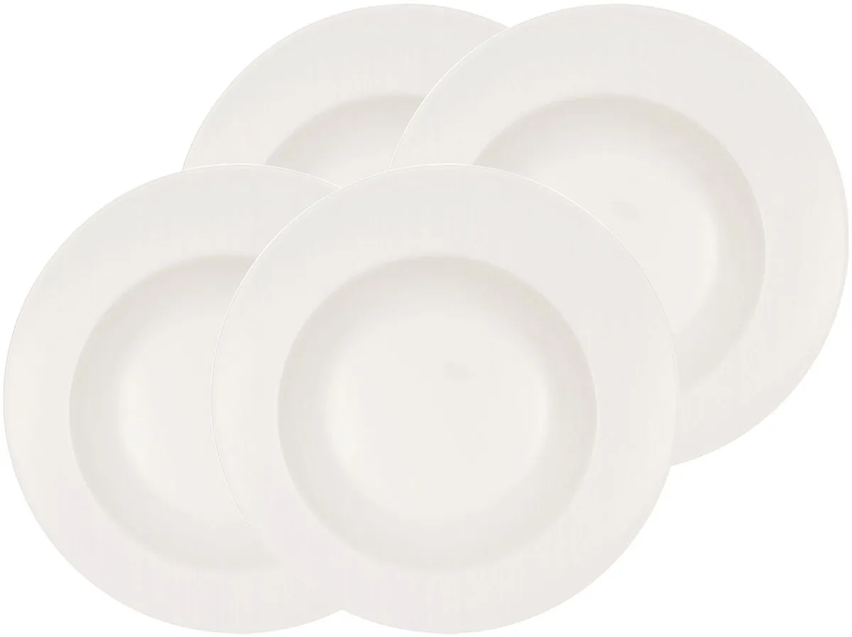 Pastateller Flow ø 30 cm Set van 4 von Villeroy & Boch in Wit-gekleurd – Produktfoto