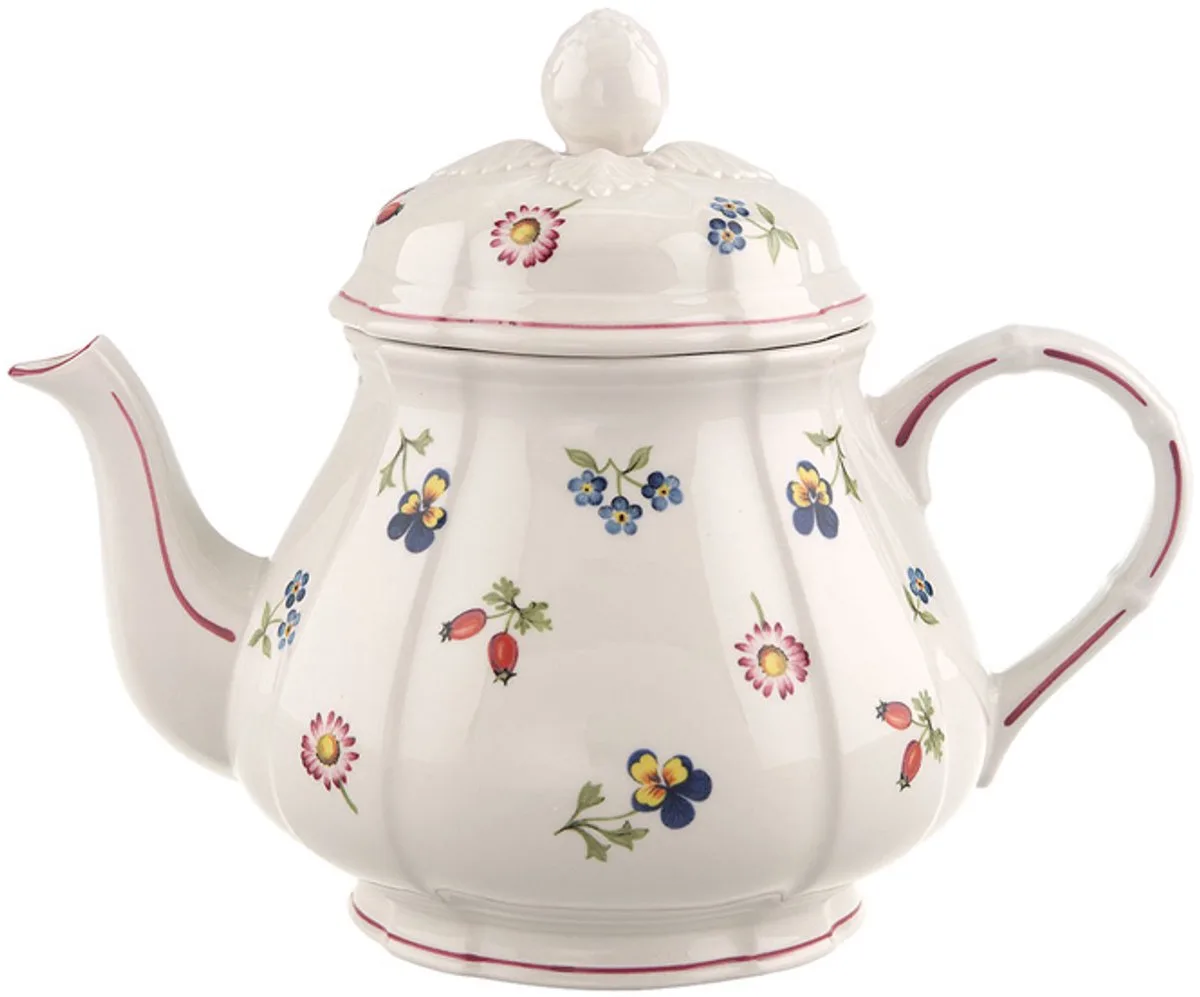 Petite Fleur - Theepot 1,00l (6 prs) de Villeroy & Boch en Blanc, Rose, Multicolore – photo du produit