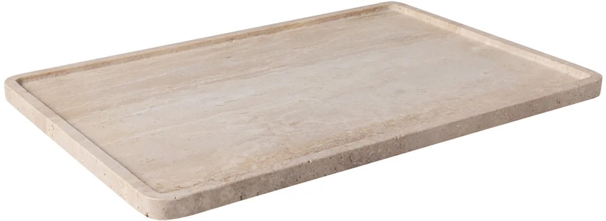 Servierplatte Manufacture Travertine 40,5 x 28,2 cm von Villeroy & Boch in Beige – Produktfoto