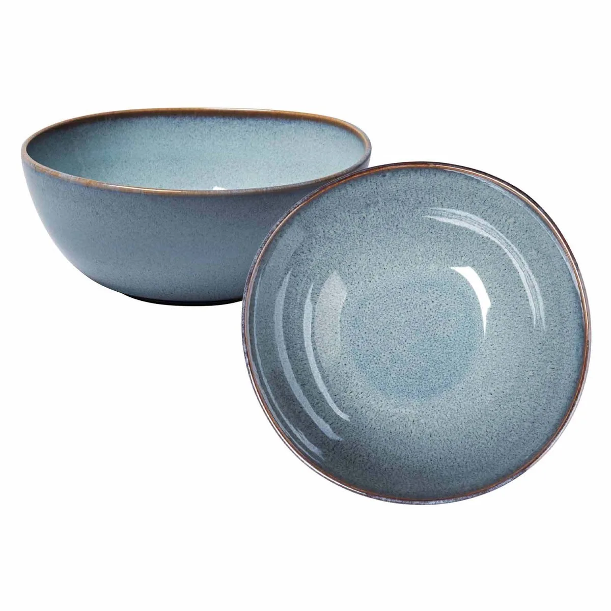 Servierschüsseln Lave ø 28,4 cm Set van 2 von Villeroy & Boch in Türkis – Produktfoto