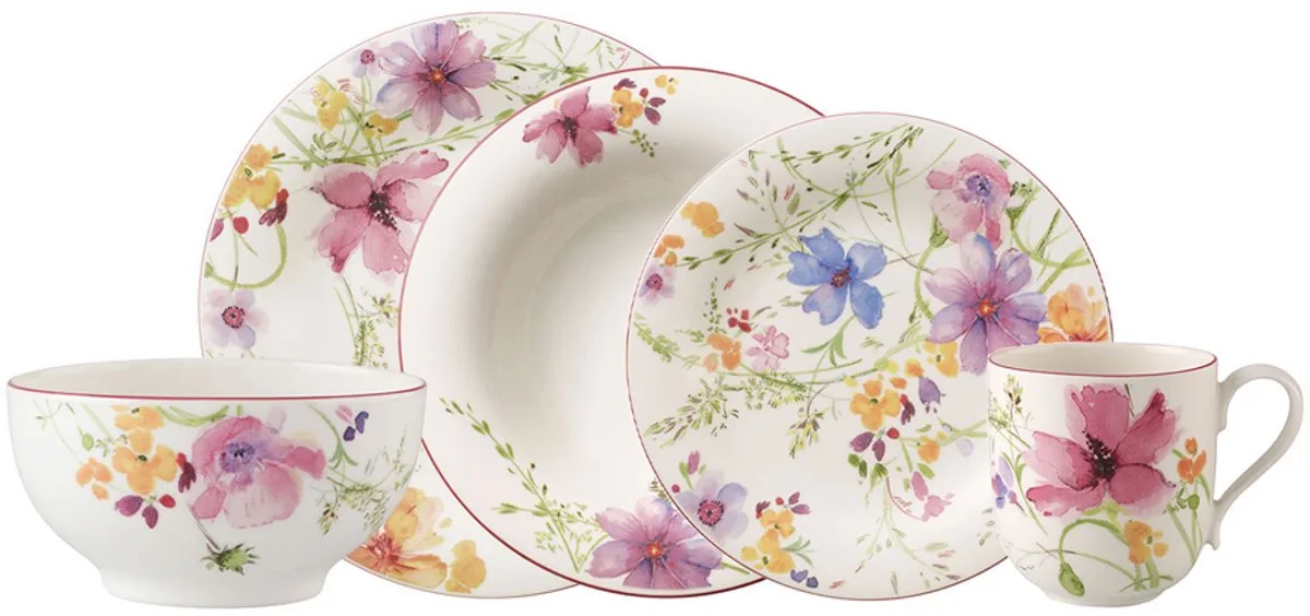 Starter-Set Mariefleur Basic Set van 10 von Villeroy & Boch in Gekleurd – Produktfoto