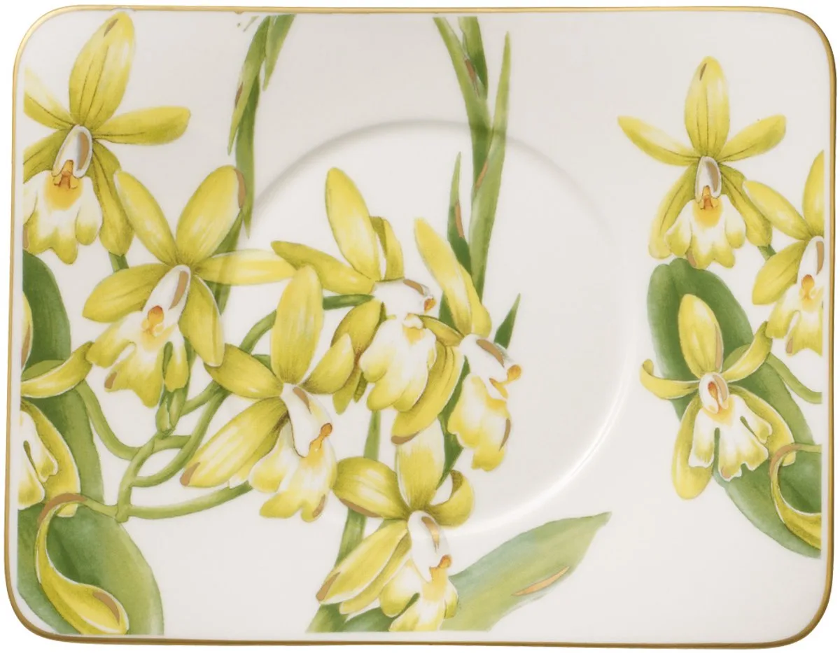 Teeuntertasse Amazonia 17 x 14 cm van Villeroy & Boch in Groen, Wit, Geel – productfoto