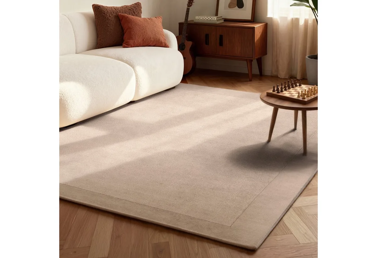 Tapis en laine tufté main beige van Villeroy & Boch in Beige – productfoto