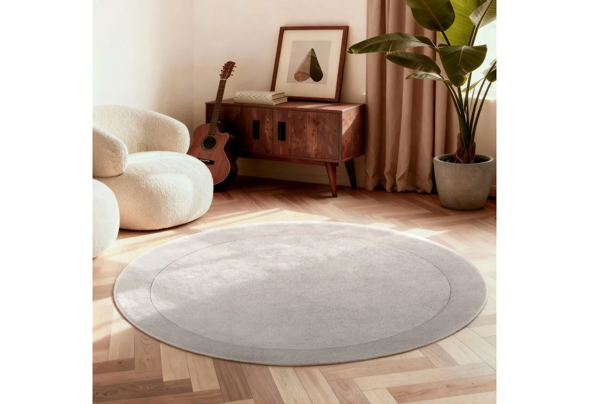 Tapis rond en laine tufté main gris de Villeroy & Boch en Gris – photo du produit