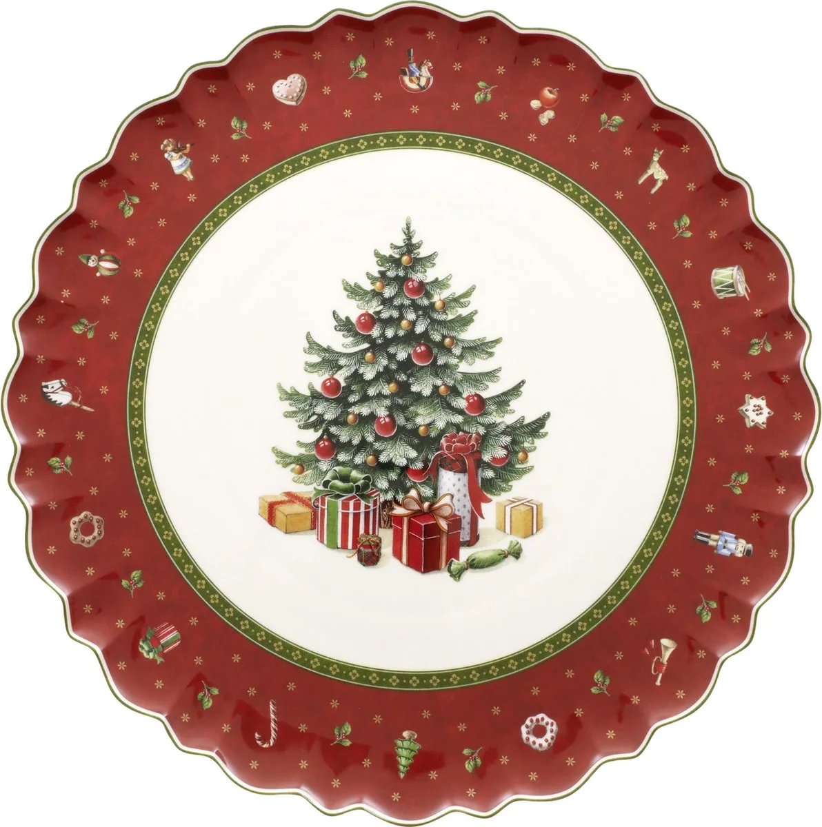 Toy's Delight Cakeschaal de Villeroy & Boch en Rouge – photo du produit