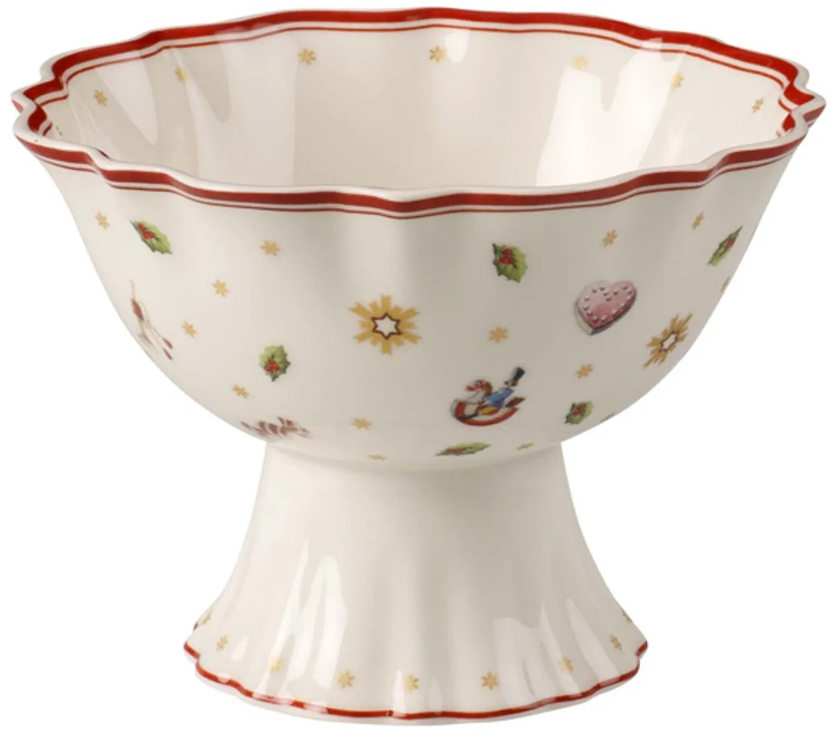 Toy's Delight Dessertschaaltje op voet - 15 cm van Villeroy & Boch in Rood – productfoto