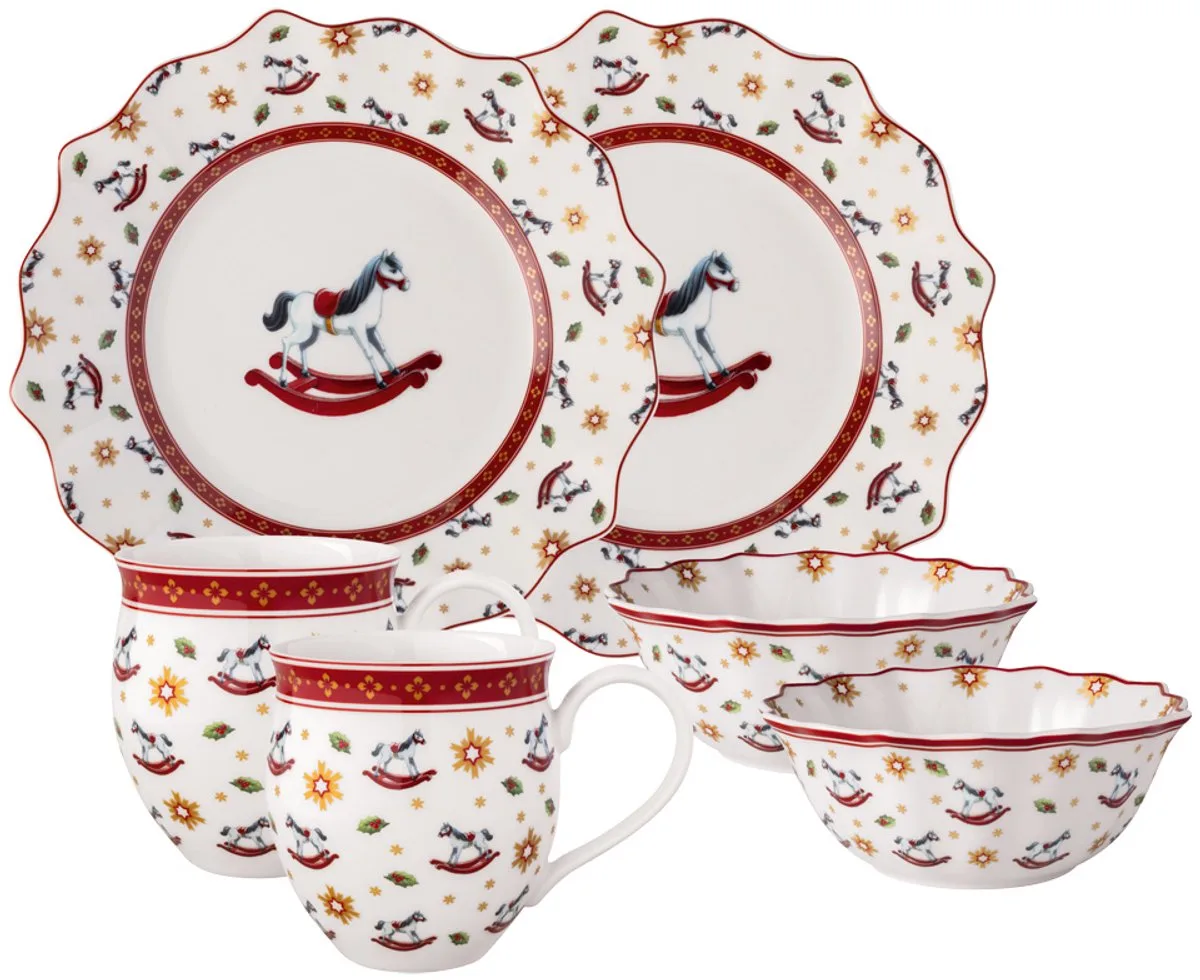 Toy's Delight Ontbijtset Dansend Paard 6-Delig fra Villeroy & Boch i Flerfarvet – produktbillede