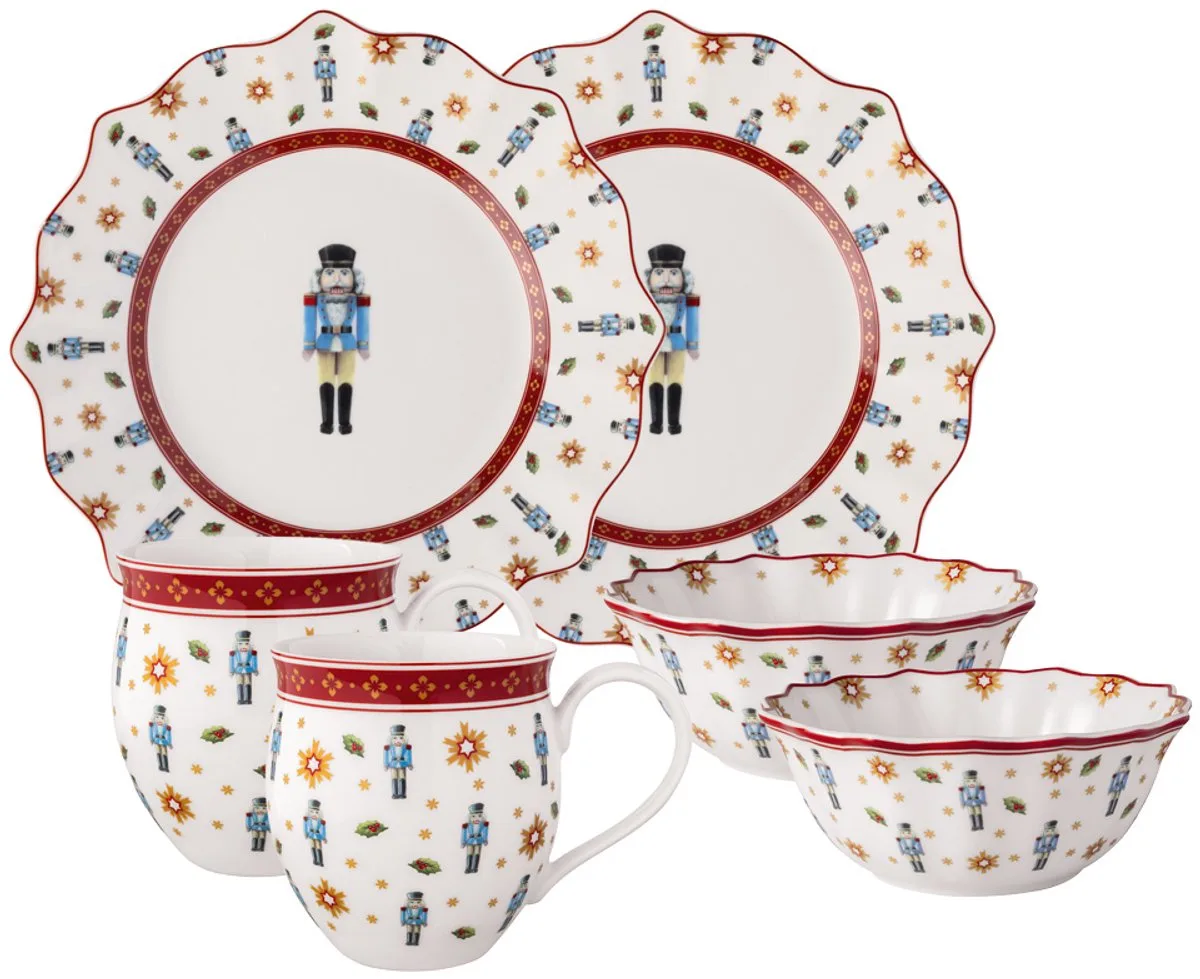 Toy's Delight Ontbijtset Notenkraker 6-Delig van Villeroy & Boch in Meerkleurig – productfoto