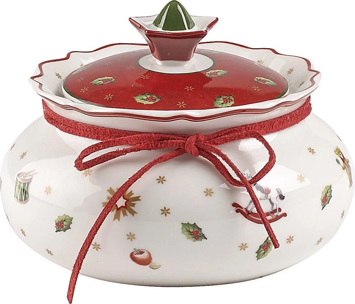 Toy's Delight Pot 10 cm van Villeroy & Boch in Wit, Rood – productfoto
