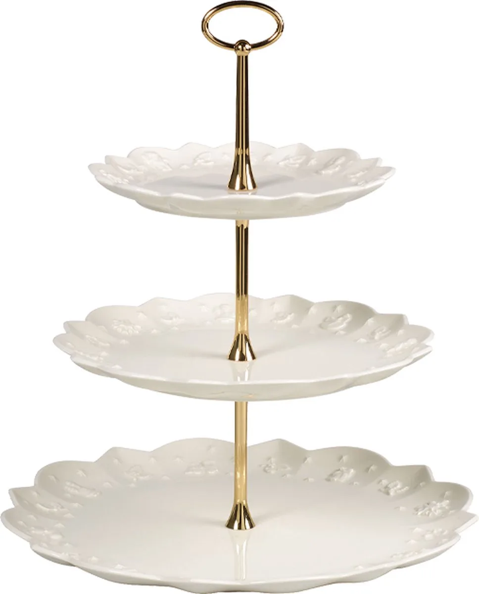 Toy's Delight Royal Classic Etagère van Villeroy & Boch in Wit, Goud – productfoto
