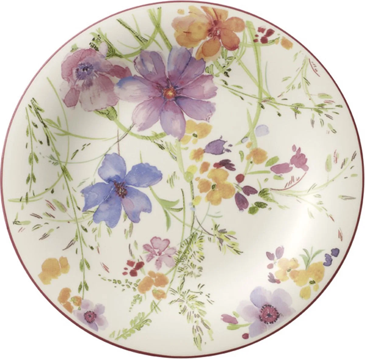 Villeroy & Boch 1041002640 Saladeschotel Rond von Villeroy & Boch in Weiß, Rosa, Mehrfarbig – Produktfoto