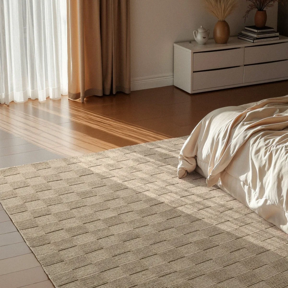 Villeroy & Boch 1766 wollen vloerkleed Scala Beige - 160 x 230 cm - (M) från Villeroy & Boch i Grå – produktbild