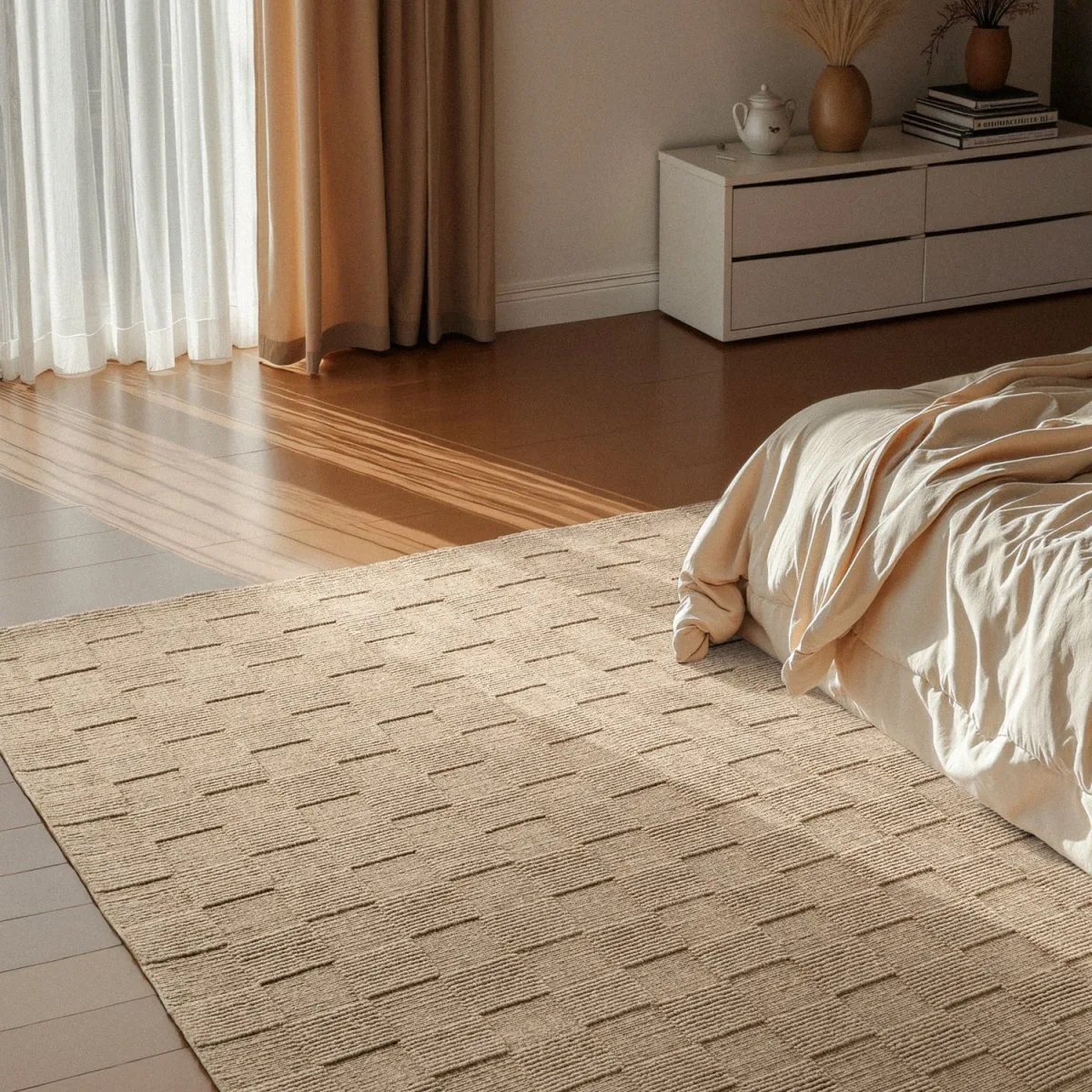 Villeroy & Boch 1766 wollen vloerkleed Scala Karamel - 160 x 230 cm - (M) de Villeroy & Boch en Marron – photo du produit