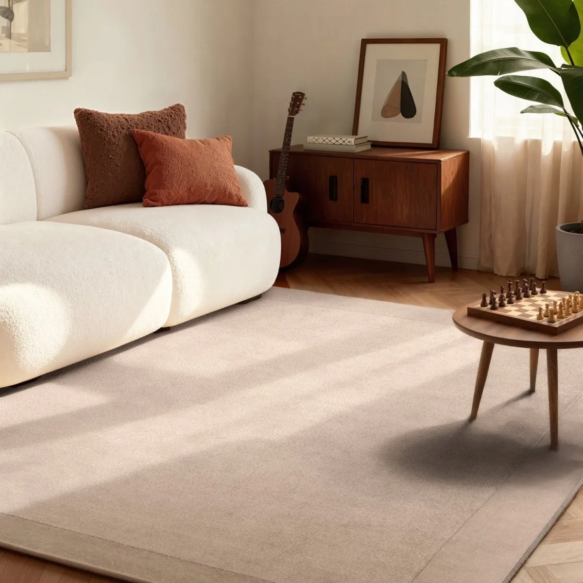 Villeroy & Boch 1812 wollen vloerkleed Kivi Naturel - 200 x 300 cm - (L) fra Villeroy & Boch i Beige – produktbillede