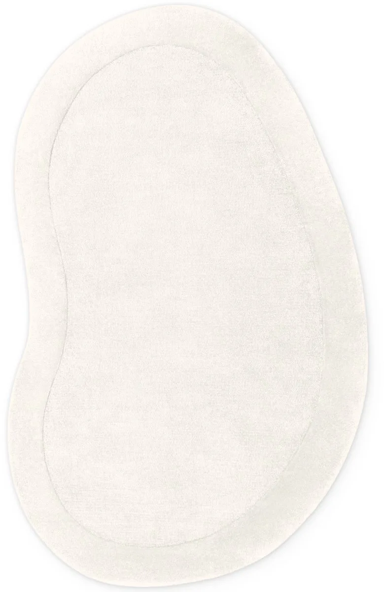 Villeroy & Boch 1812 wollen vloerkleed organische vorm Kivi Naturel Crème - Organisch 125 x 200 cm - (S) van Villeroy & Boch in Crème – productfoto