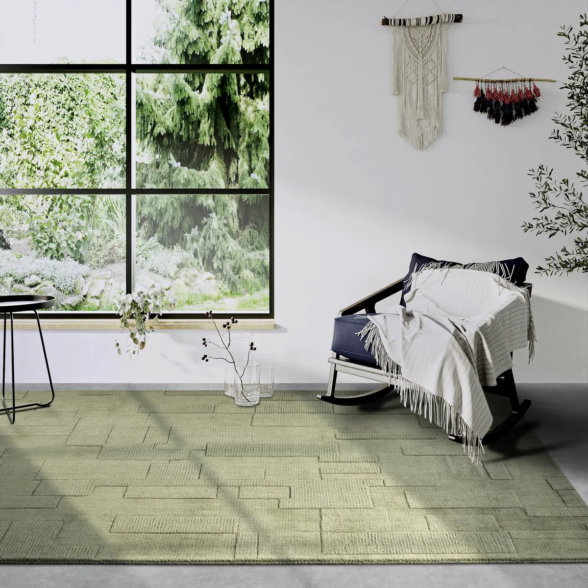 Villeroy & Boch 1906 wollen vloerkleed Wilhelmine - 160 x 230 cm - (M) från Villeroy & Boch i Grön – produktbild