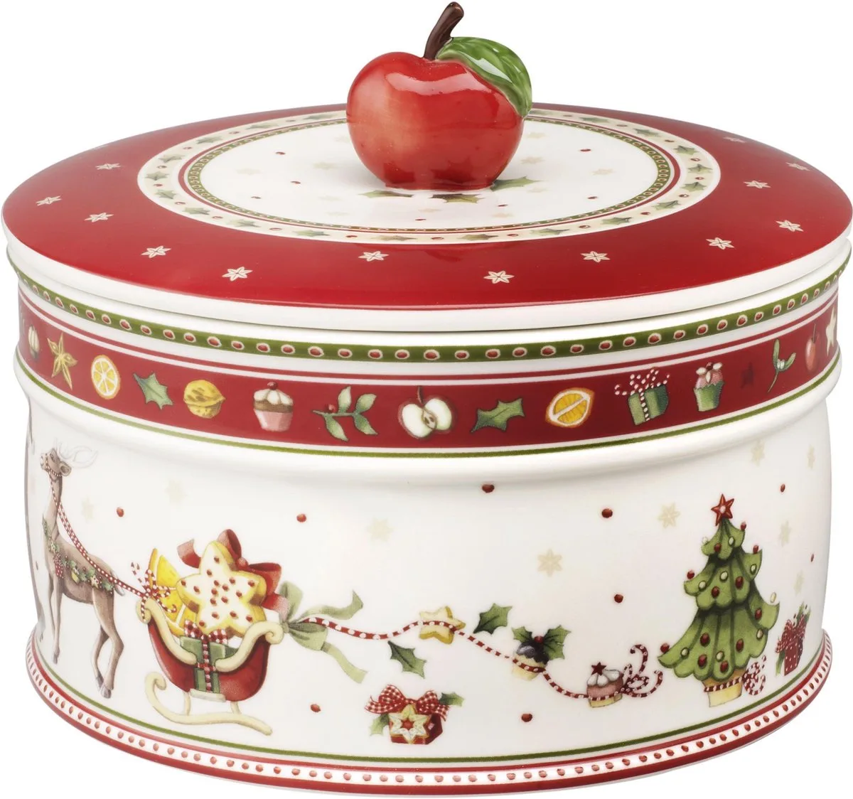 Winter Bakery Delight Koekjespot Kerst Large från Villeroy & Boch i Röd – produktbild