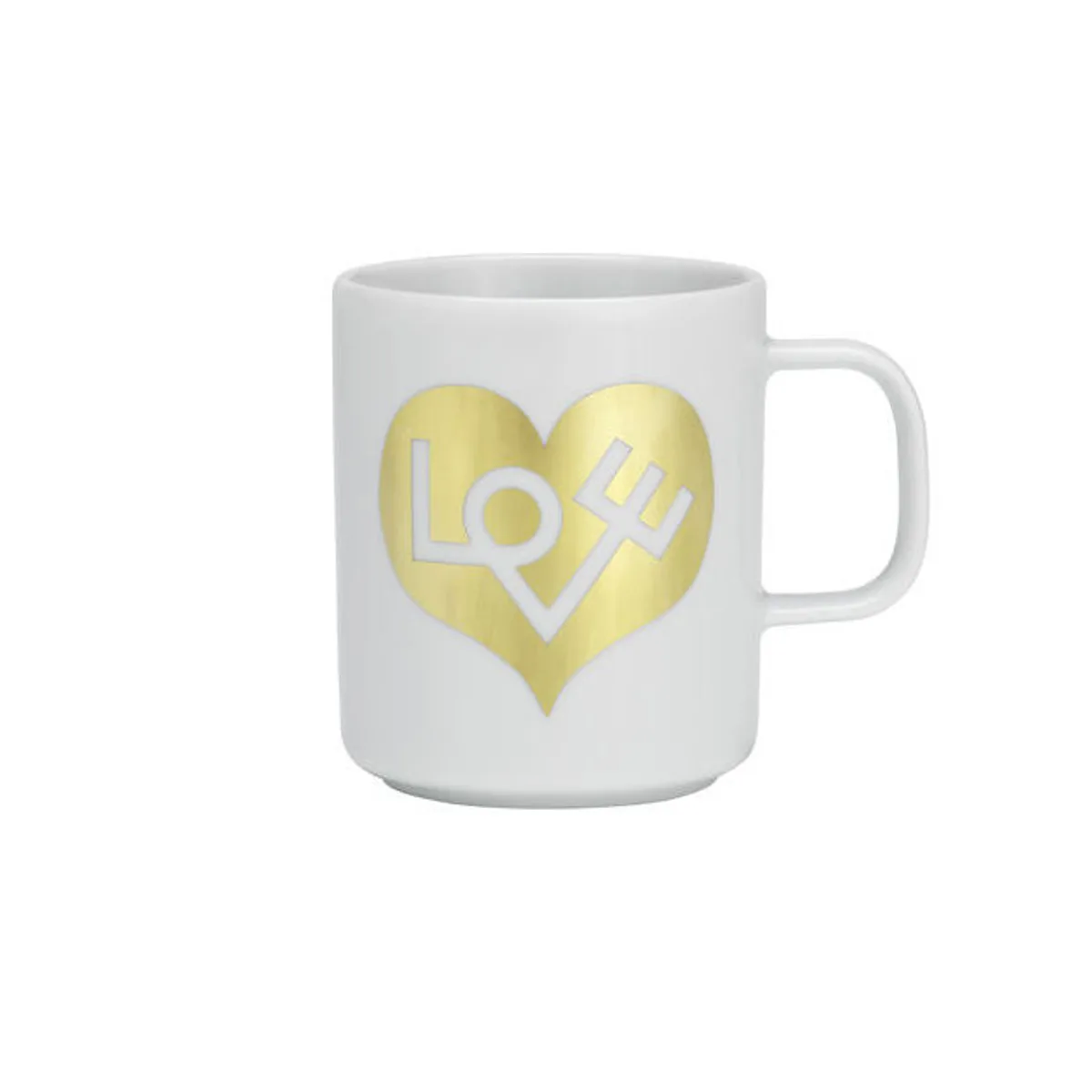 Becher Coffee Mugs - Gold - Porzellan - Designer Alexander Girard de Vitra – photo du produit