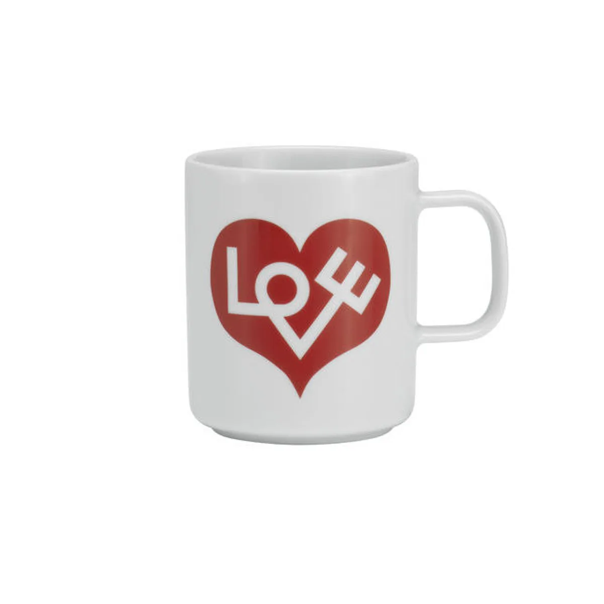 Becher Coffee Mugs - Rot - Porzellan - Designer Alexander Girard de Vitra – photo du produit