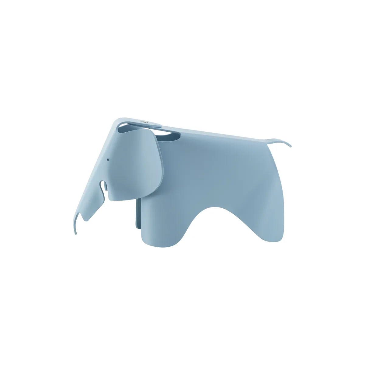 Dekoration Eames Elephant - Blau - Recyceltes Polypropylen - Designer Charles & Ray Eames von Vitra – Produktfoto