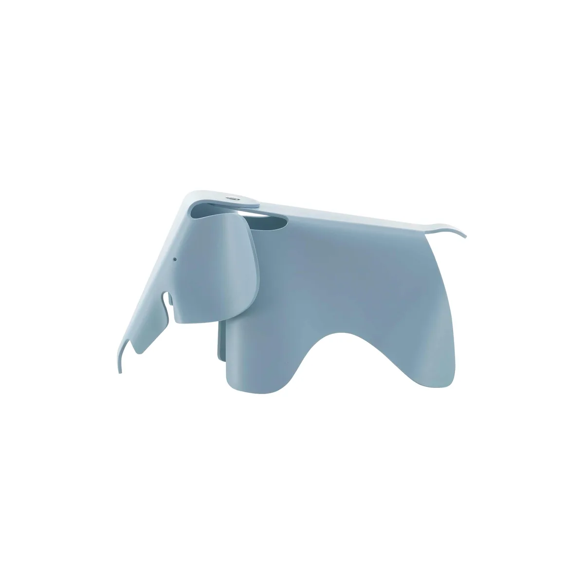 Dekoration Eames Elephant - Blau - Recyceltes Polypropylen - Designer Charles & Ray Eames von Vitra – Produktfoto