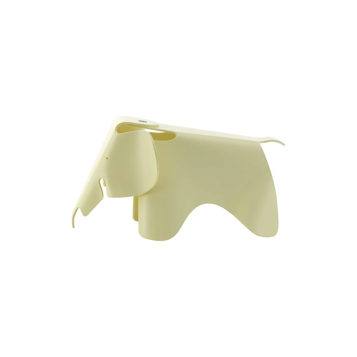Dekoration Eames Elephant - Gelb - Recyceltes Polypropylen - Designer Charles & Ray Eames von Vitra – Produktfoto