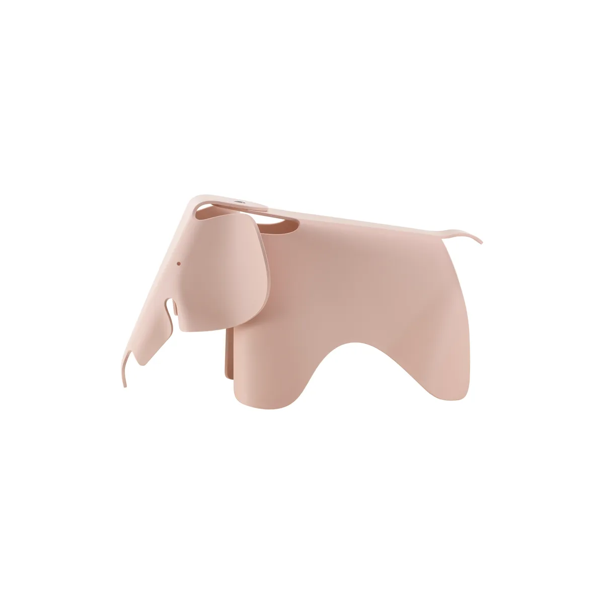 Dekoration Eames Elephant - Rosa - Recyceltes Polypropylen - Designer Charles & Ray Eames von Vitra – Produktfoto