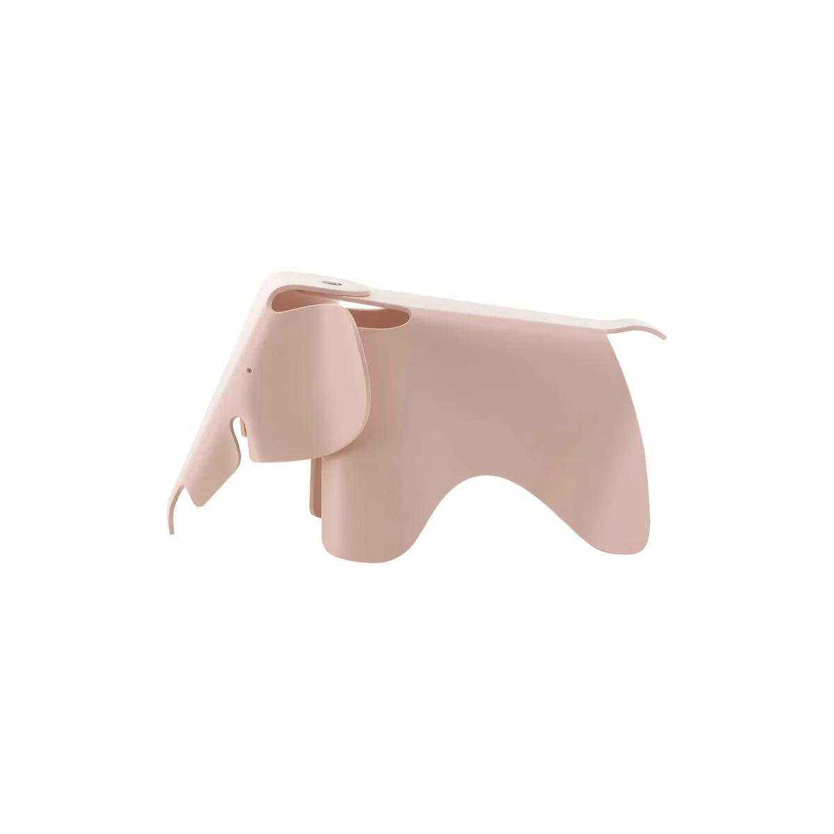 Dekoration Eames Elephant - Rosa - Recyceltes Polypropylen - Designer Charles & Ray Eames von Vitra – Produktfoto