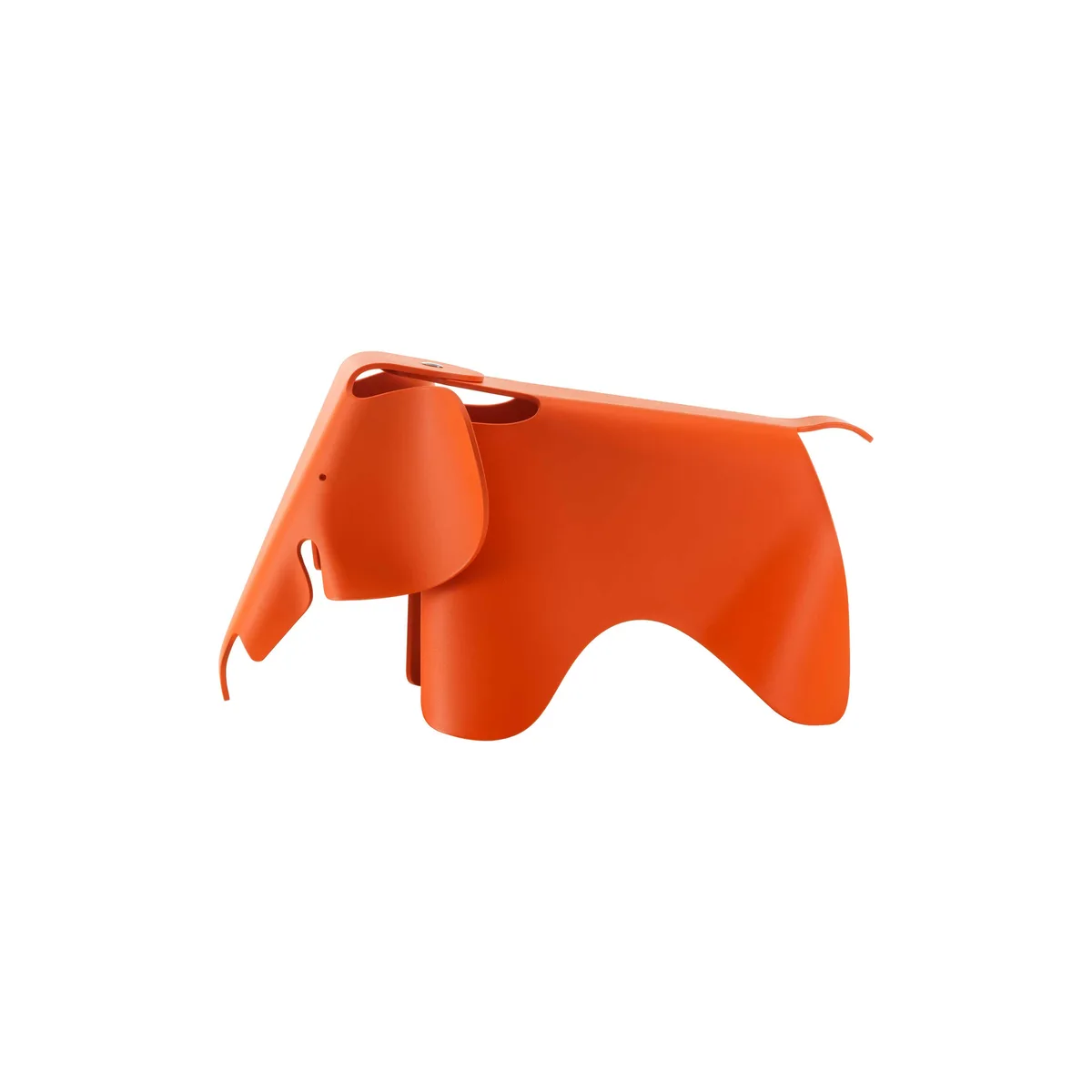 Dekoration Eames Elephant - Rot - Recyceltes Polypropylen - Designer Charles & Ray Eames von Vitra – Produktfoto