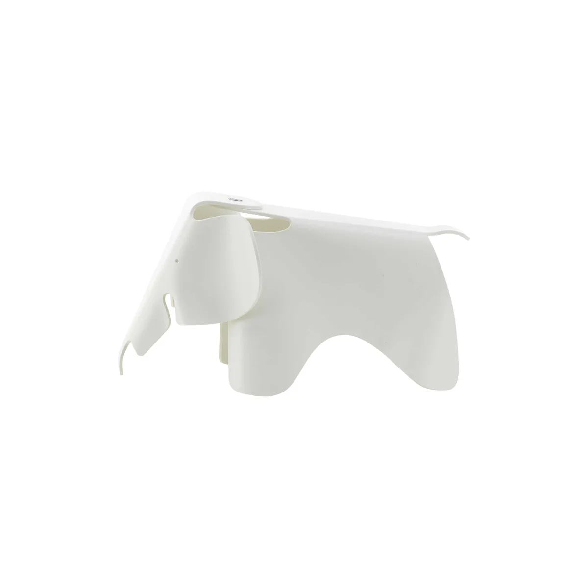 Dekoration Eames Elephant - Weiß - Recyceltes Polypropylen - Designer Charles & Ray Eames van Vitra – productfoto